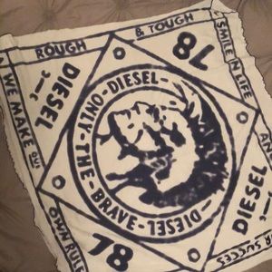 Diesel scarf 100% cotton